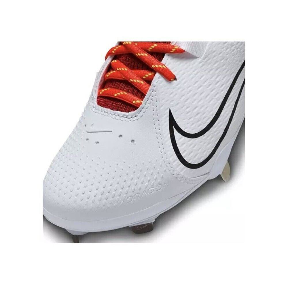 Nike Hyperdiamond 4 Pro Fastpitch Cleats Women 7.5 Metal Red White - Picture 7 of 12